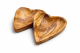 Aperitif bowl - heart-shaped with pointed edges, approx. 14x11 cm.