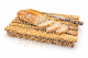 Olivenholz Brotschneidekasten mit Krümelfach