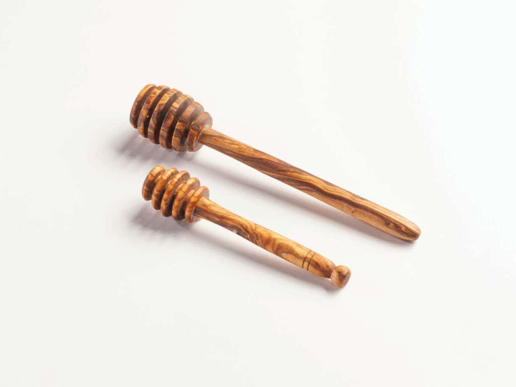 Honigheber aus Olivenholz, ca. 17 cm