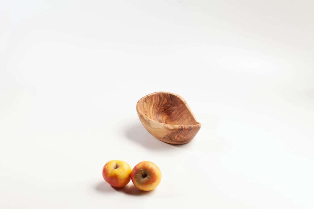 Fruit Bowl with natural edge, very small - ca. 19 cm