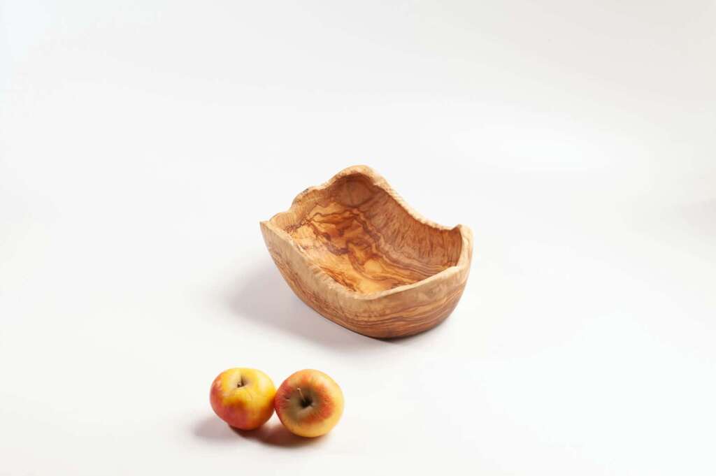 Fruit Bowl with natural edge, small - ca. 21-23 cm