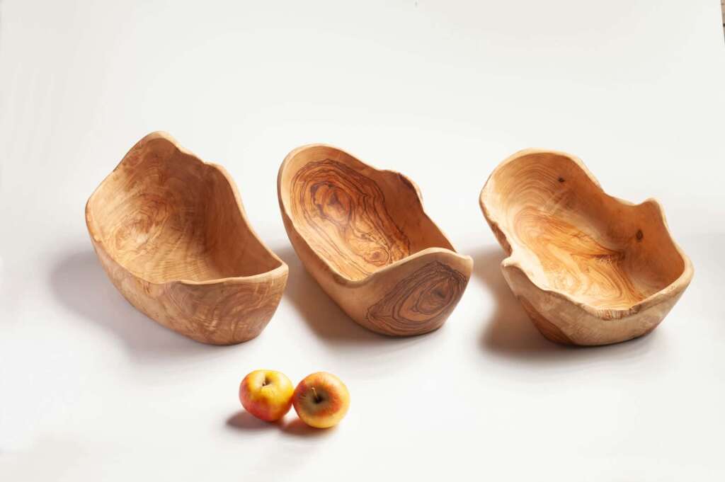 Obstschale mit Waldkante spezial T6 - ca. 36 cm