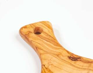Handled olivewoodboard, soft edge medium size