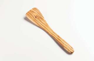 Small olive wood spatula, approx. 25 cm