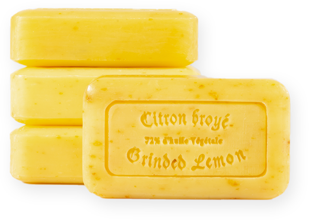Savon de Marseille 125 g Zitrone mit Stückchen