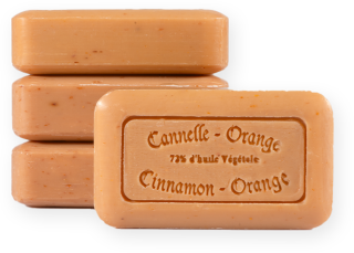 Savon de Marseille 125gr Zimt-Orange