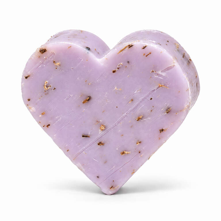 Motif soap heart lavender blossom 30 g