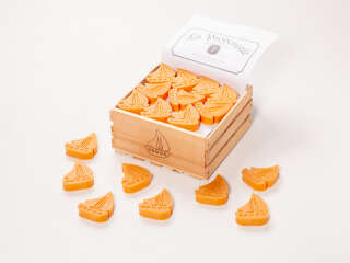 Maritime Motivseife Segelboot 40 g „Mandarine“