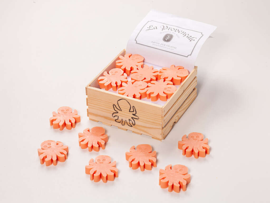 Maritime Motivseife Oktopus 40 g „Pink Grapefruit“
