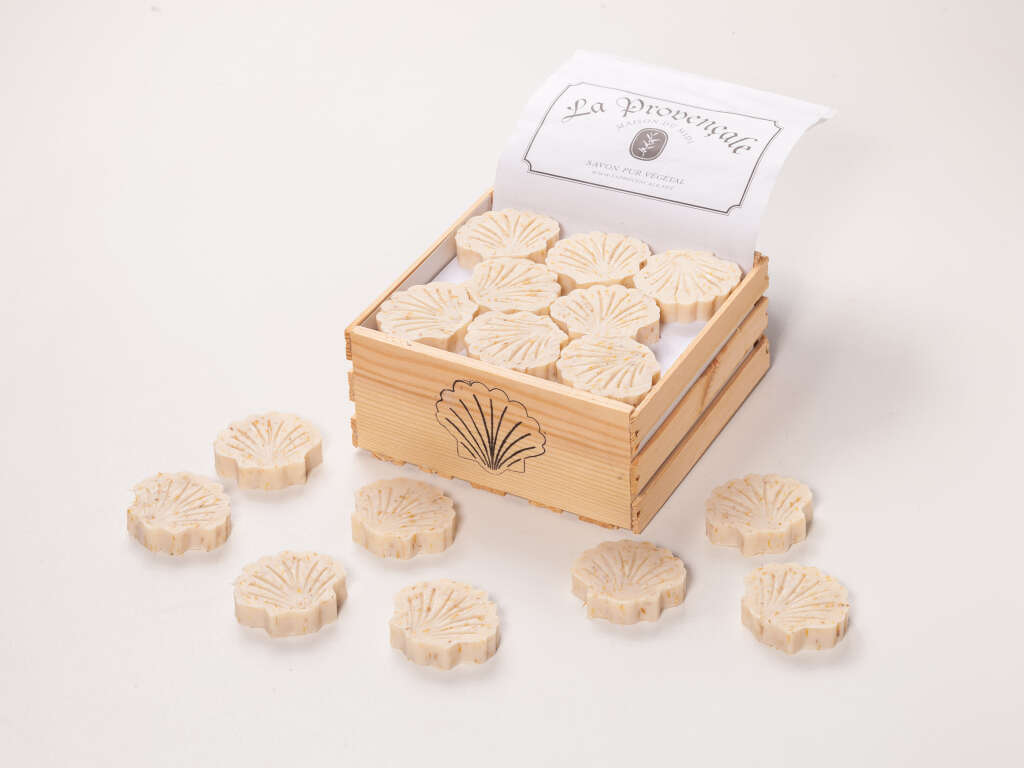 Maritime motif soap shell 45 g “Cotton”