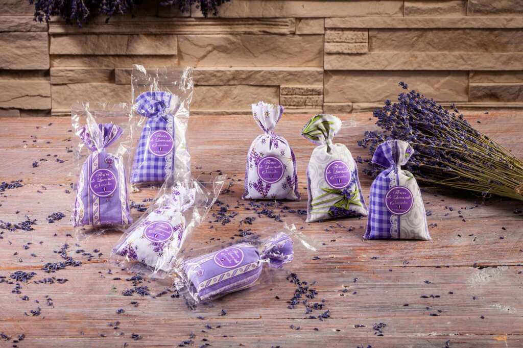 Lavendelsäckchen aus der Provence einzeln verpackt  sort. "Lavande"