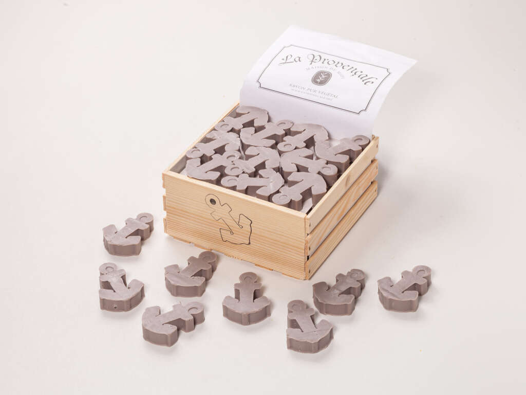 Maritime Motivseife Anker 30 g „Fleur de Sel“