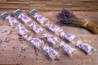 Lavendel 4er Kette Motiv  "Lavande de Grignan" aus der Provence