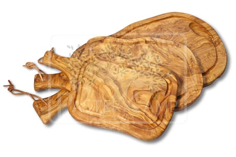 Brett mit Saftrille,groß - ca. 46-52 x 24-26 cm