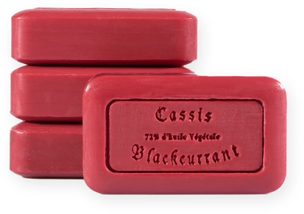Savon de Marseille  125gr Schwarze Johannisbeere