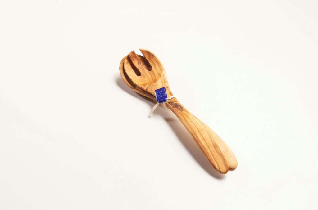 Olive wood salad servers “Drôme”, medium, approx. 25 cm