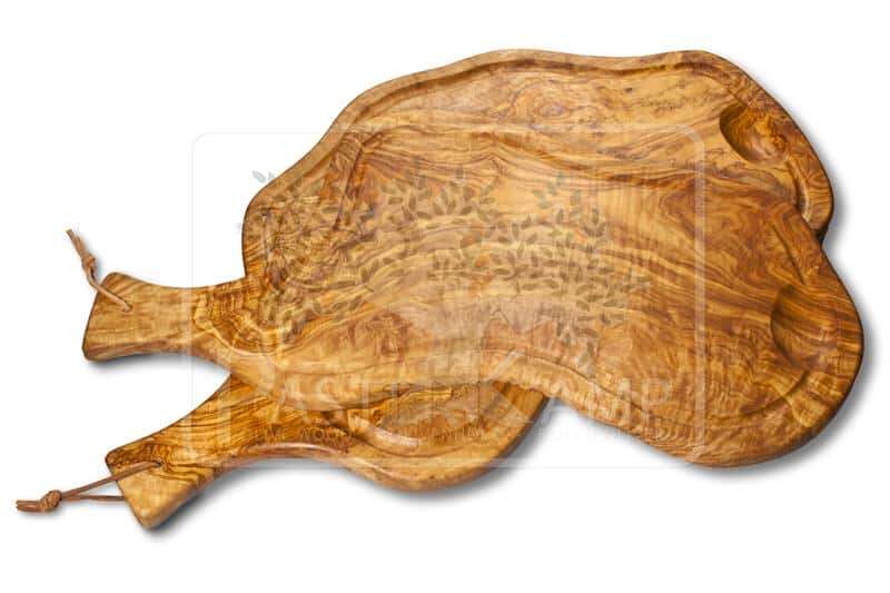 Chopping board with juice groove, maximum size - ca. 60x28 cm