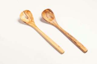 Olive wood salad servers “Scandia”, large, approx. 30 cm