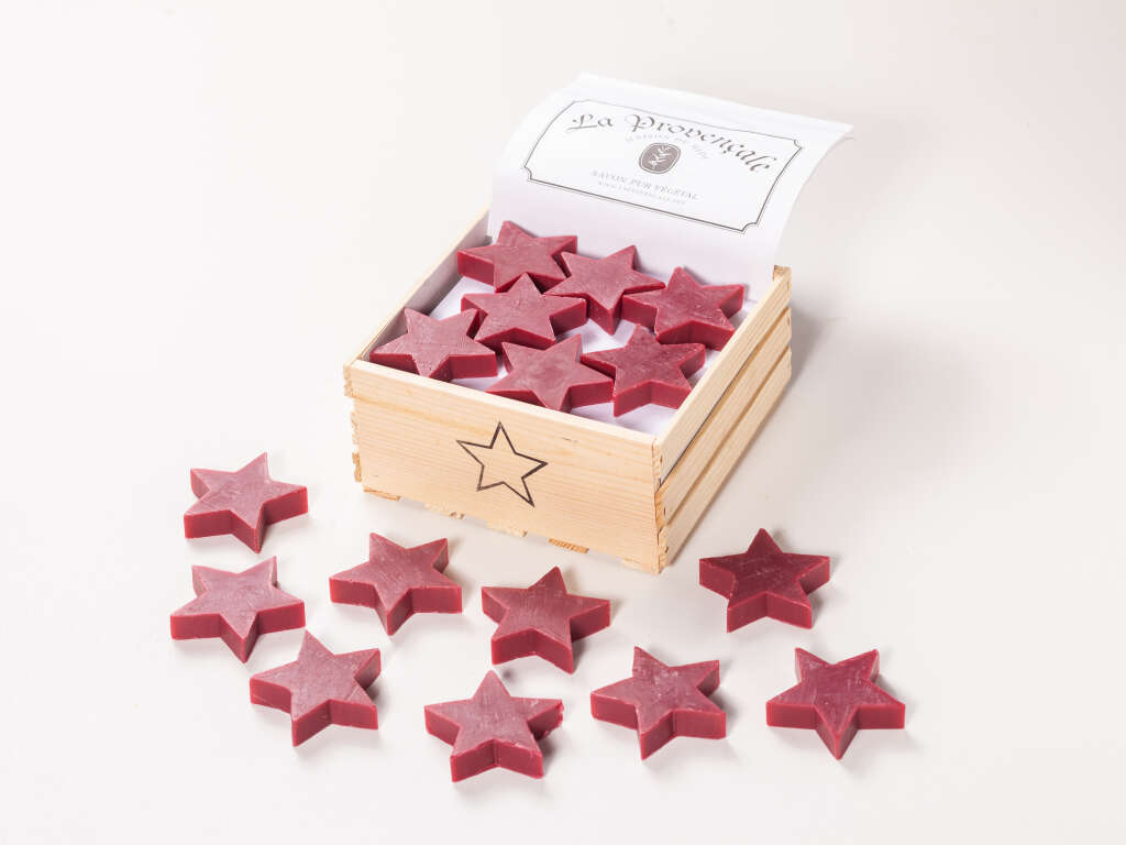 Weihnachtliche Motivseife Stern 35 g „Cassis/Grenadine“
