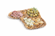 Großer Tapas-Teller und Vorspeisenplatte aus Olivenholz