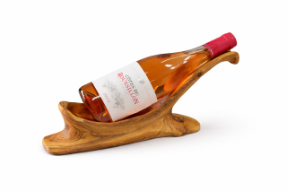 Weinflaschenhalter aus Olivenholz klein