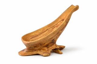 Weinflaschenhalter aus Olivenholz groß