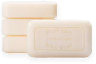 Savon de Marseille 125gr Musc Blanc